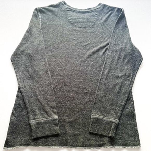 Reclaim Buckle Drop Needle Thermal Men's Long Sleeve Shirt L Dark Grey Heather - Picture 7 of 7